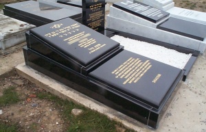 Black Granite F3 memorial